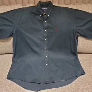 Ralph Lauren XL S/S Hunter Green dress shirt